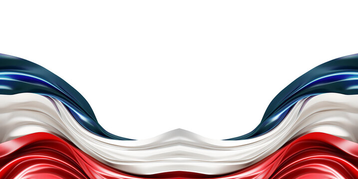 France flag corner border