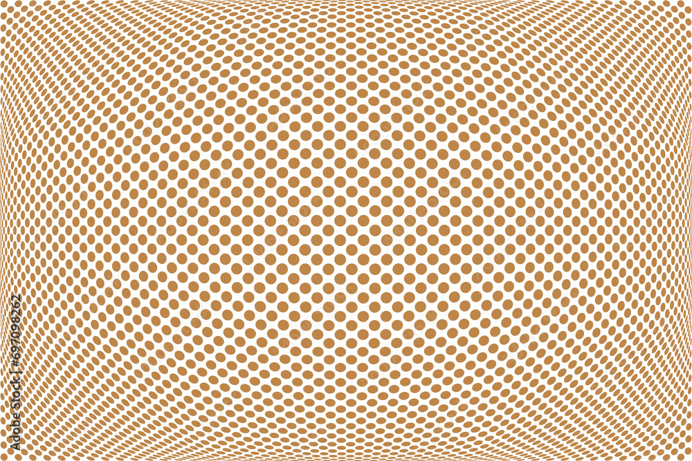Poster pop art background vector. design dots halftone effect gradient gold on white background. design pri