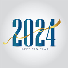 2024 Luxury Artwork I Happy New Year 