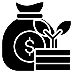 Wealth Glyph Icon