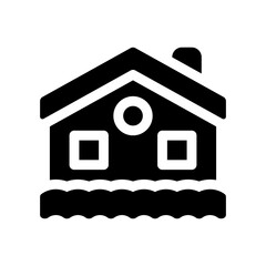 house glyph icon