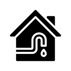 pipes glyph icon