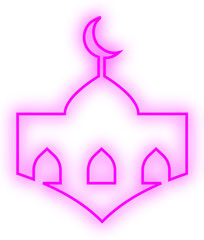 Islamic Neon Mosque