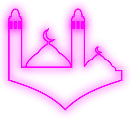 Islamic Neon Mosque