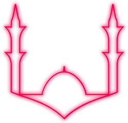 Islamic Neon Mosque