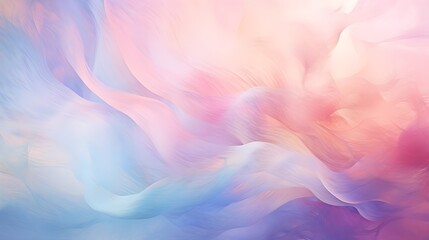 Obraz premium Luminous waves of pastel hues intertwine