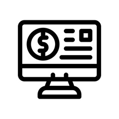 salary line icon