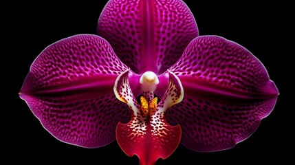 Fototapeta na wymiar Exotic orchid in a burst of magenta