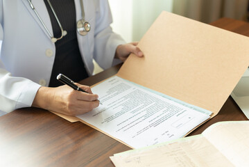 medical writer or medical communicator are writing clinical trial documents that describe research...