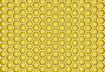 honeycomb 3d render