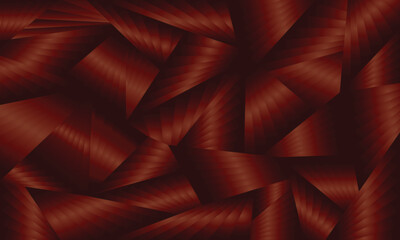 Vector. Dark red maroon gradient background.  Textured background with perspective geometrical shapes for web, covers...