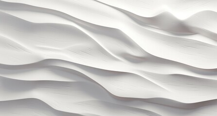 A close up of a white wall with a wave pattern