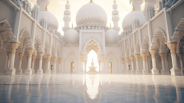 beautiful Islamic mosque