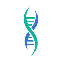 DNA Vector Logo Design Template