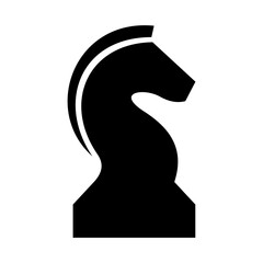 Knight Chess Vector Logo Design Template