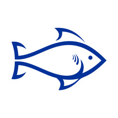 Fish Vector Logo Design Template