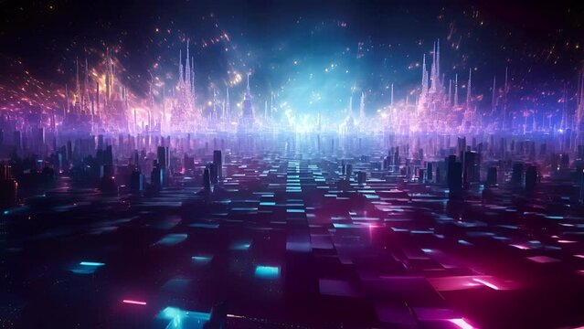 Beyond the Matrix A mesmerizing and surreal landscape, showcasing the capabilities of exotic activation functions to break out of traditional bounds and push the boundaries of what a neural