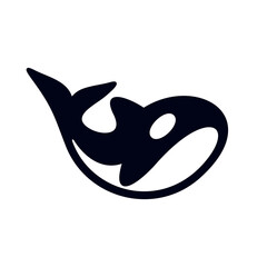 Orca Killer Whale Logo Icon Vector