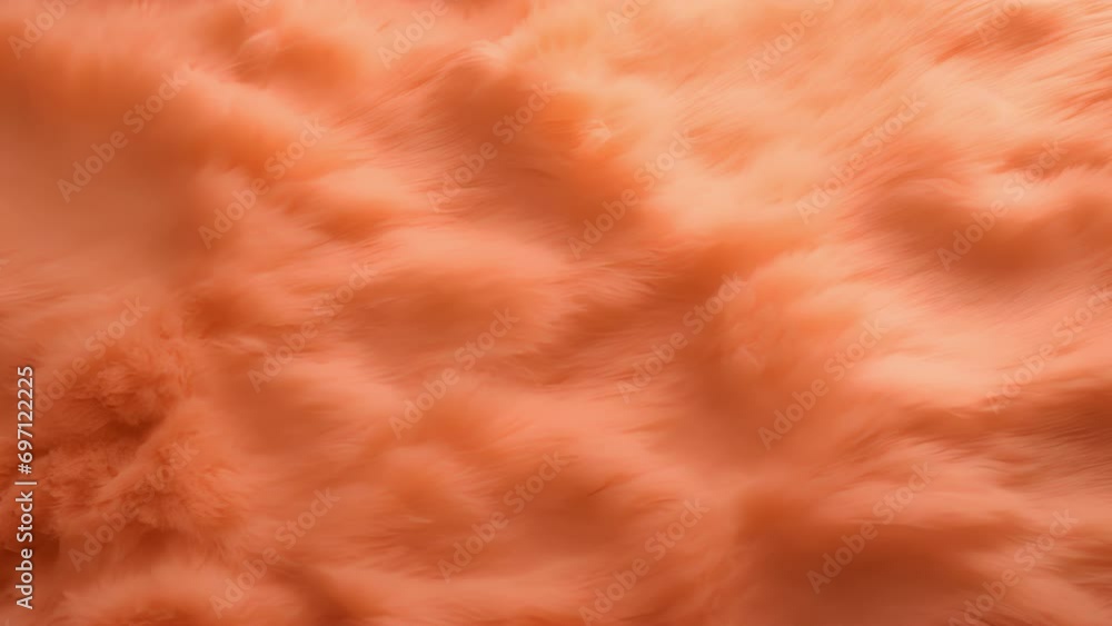 Poster closeup of a dusty peach fuzz linen backdrop, providing a subtle pop of color and texture to your pr