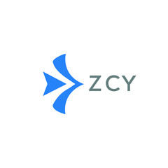 ZCY Letter logo design template vector. ZCY Business abstract connection vector logo. ZCY icon circle logotype.
