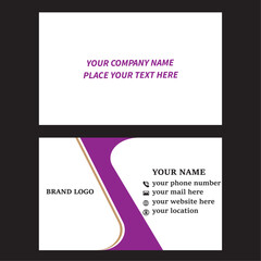 New visiting card concept ideas free printable vector eps for your company and your self.
