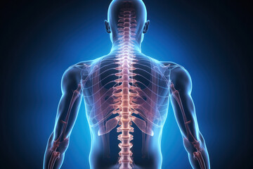 human body spine x ray