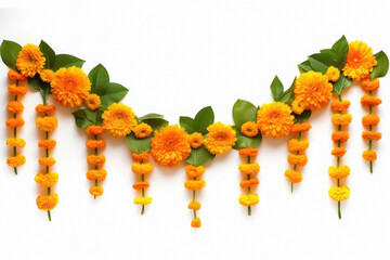 Marigold Flower toran for Diwali Festival - obrazy, fototapety, plakaty