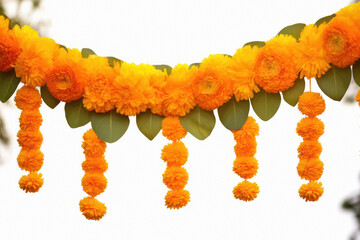 Obraz premium Marigold Flower toran for Diwali Festival