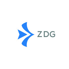 ZDG Letter logo design template vector. ZDG Business abstract connection vector logo. ZDG icon circle logotype.
