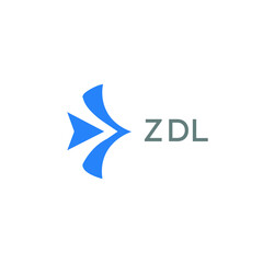 ZDL Letter logo design template vector. ZDL Business abstract connection vector logo. ZDL icon circle logotype.
