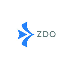ZDO Letter logo design template vector. ZDO Business abstract connection vector logo. ZDO icon circle logotype.
