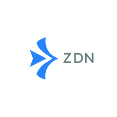 ZDN Letter logo design template vector. ZDN Business abstract connection vector logo. ZDN icon circle logotype.
