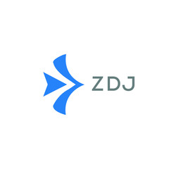 Fototapeta na wymiar ZDJ Letter logo design template vector. ZDJ Business abstract connection vector logo. ZDJ icon circle logotype. 