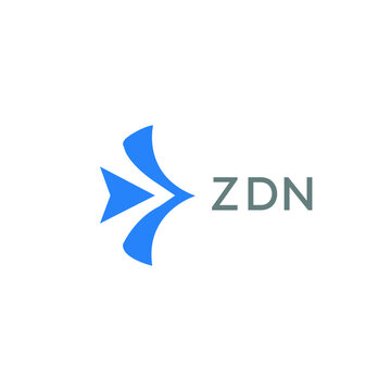 ZDN Letter logo design template vector. ZDN Business abstract connection vector logo. ZDN icon circle logotype.
