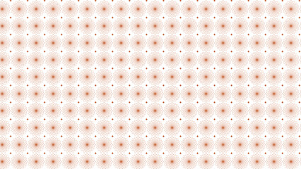 Simple seamless pattern with geometric motifs. stars and circles with different ornaments. Retro textile collection. On white background