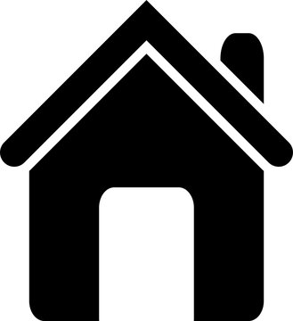 Home house icon illustration real estate concept for graphic design, logo, web site, social media, mobile app, ui