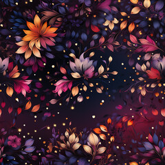 Love Mandala Magic Seamless Patterns