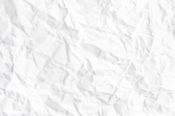 Background image of a wrinkled sheet of paper. ,Wrinkled white paper for graphics and background...
