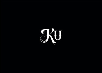 KU  creative logo design and initial logo design