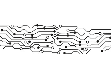 Abstract Circuit Board Vector Background 