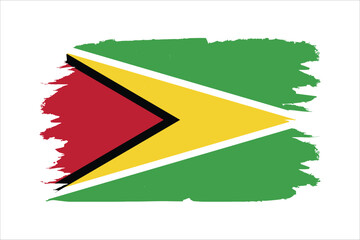 Vector Guyana flag background illustration texture, 