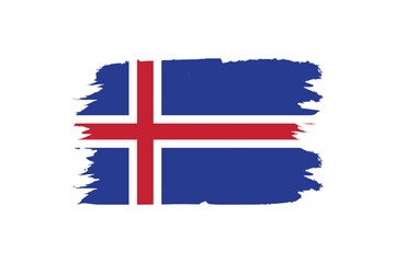 Vector Iceland flag background illustration texture, flying, team, flag iceland, realistic, 