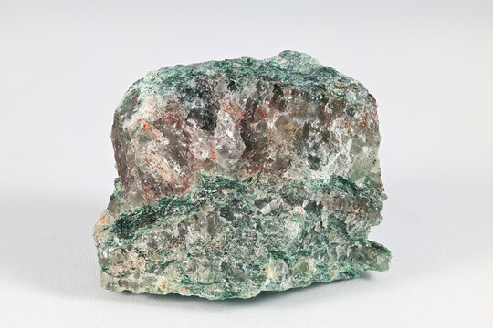 Fuchsite, also known as chrome mica, is a chromium (Cr) rich variety of the mineral muscovite, belonging to the mica group of phyllosilicate minerals