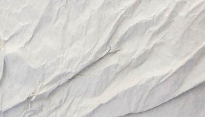 Fototapeta premium White crumpled paper background, texture old for web design screensavers. 