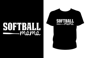 Softball mama art file for Cricut and silhouette. You can edit it with Adobe Illustrator.