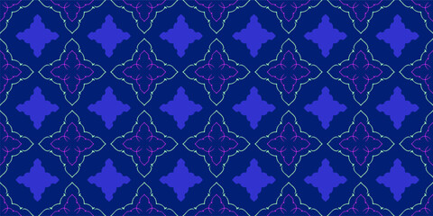 Obraz premium Abstract background texture in geometric ornamental style. Seamless design