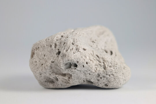 Pumice is a volcanic rock that consists of highly vesicular rough-textured volcanic glass