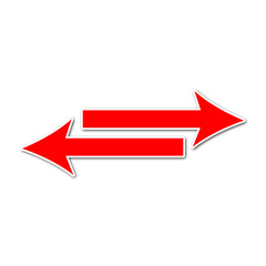 left and right arrow