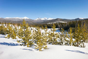 Winter landscape in Northern Colorado