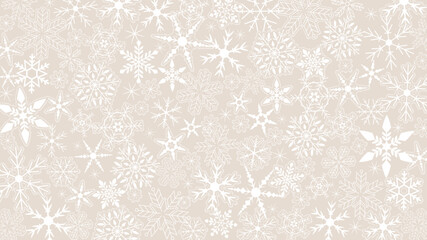 雪の結晶のパターン背景